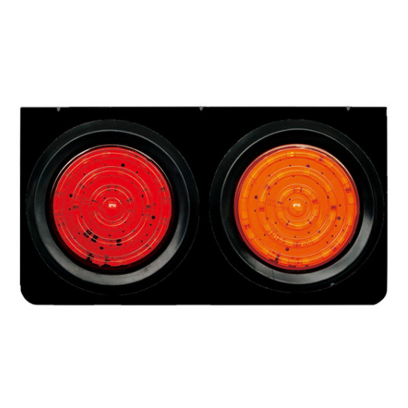 12V/24V 60灯 Red / Amber Truck Trailer Tail Light Model 1002